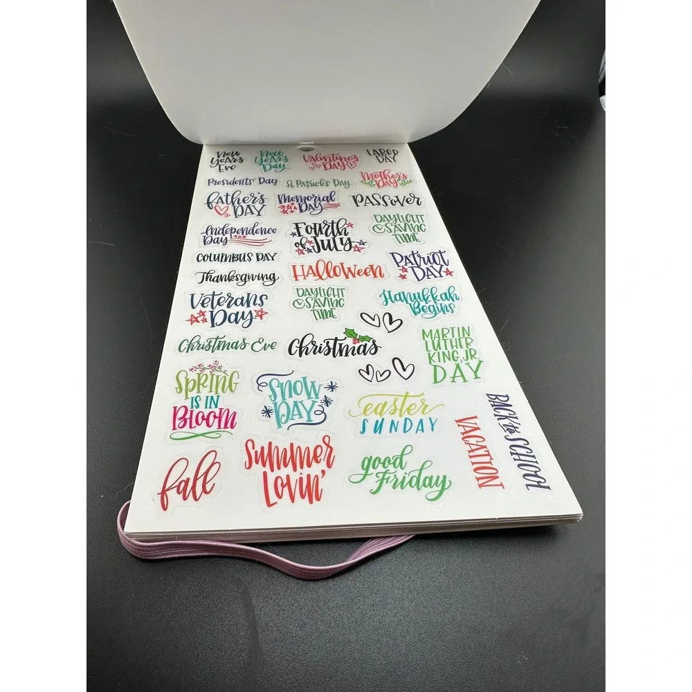 Erin Condren The Happy Planner Dates and Holidays Sticker Book 2601 pieces 90%